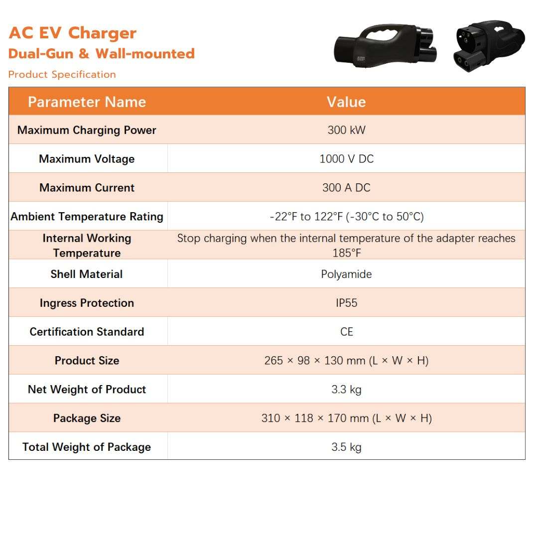 GBT to CCS2 EV Charging Adapter