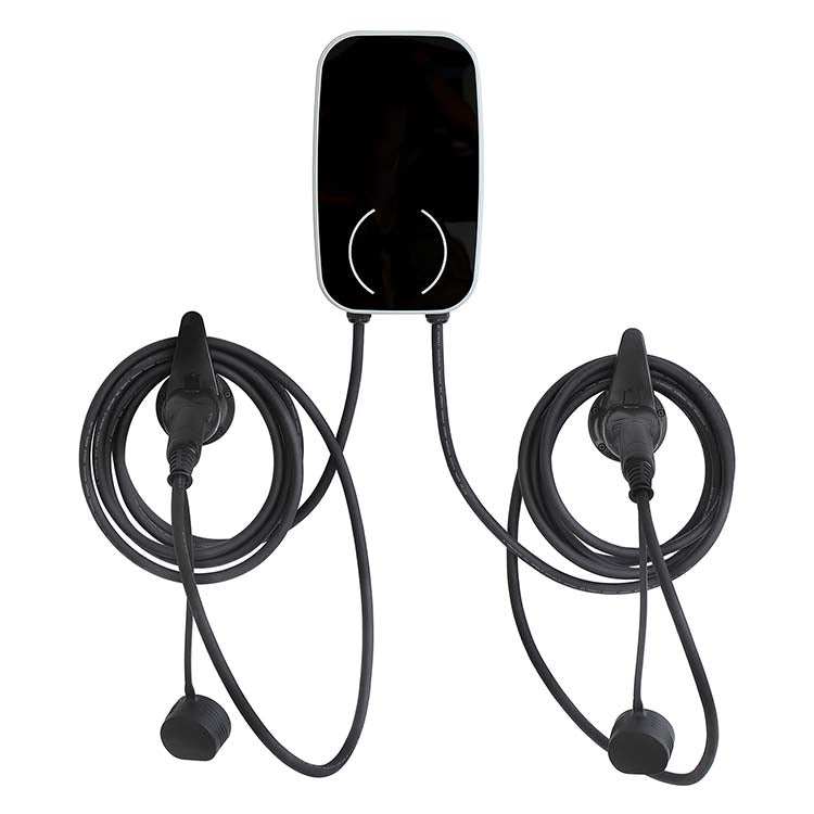 Adjustable Current Dual Gun EV Wall Charger | 7.4KW | UK Type 2