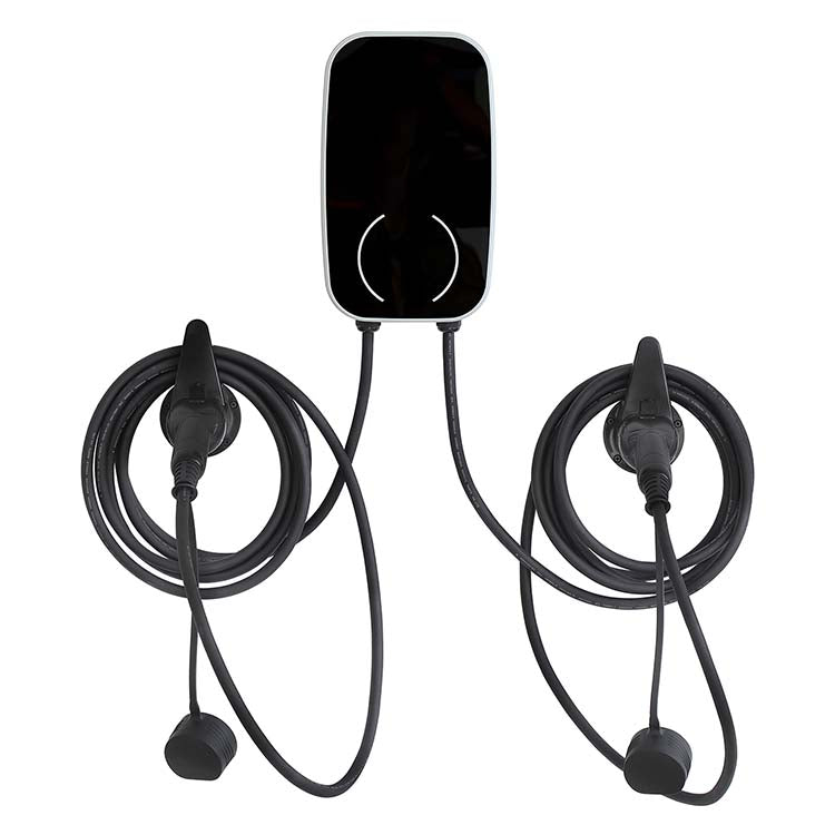 Adjustable Current Dual Gun EV Wall Charger | 7.4KW | UK Type 2