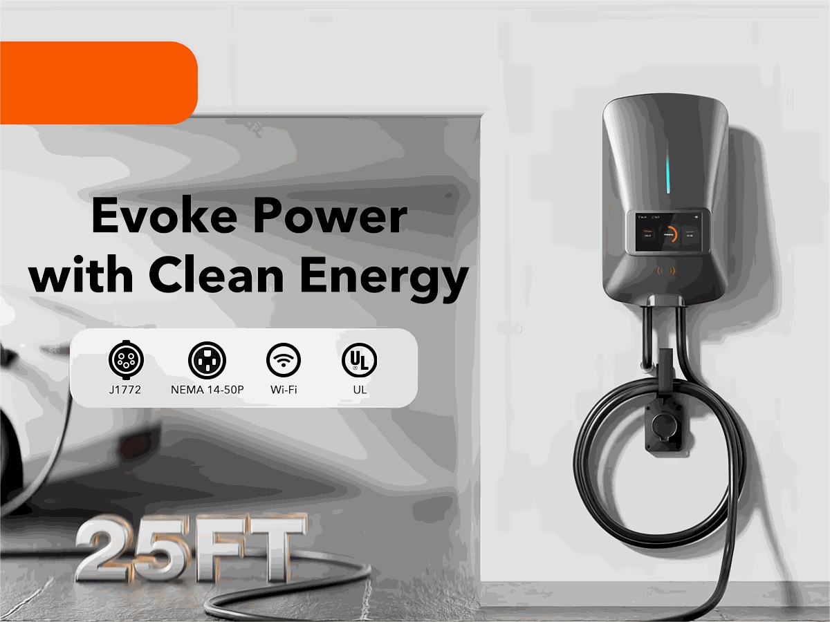 22KW Fast EV Charger with App, WiFi & Dynamic Load Balancing