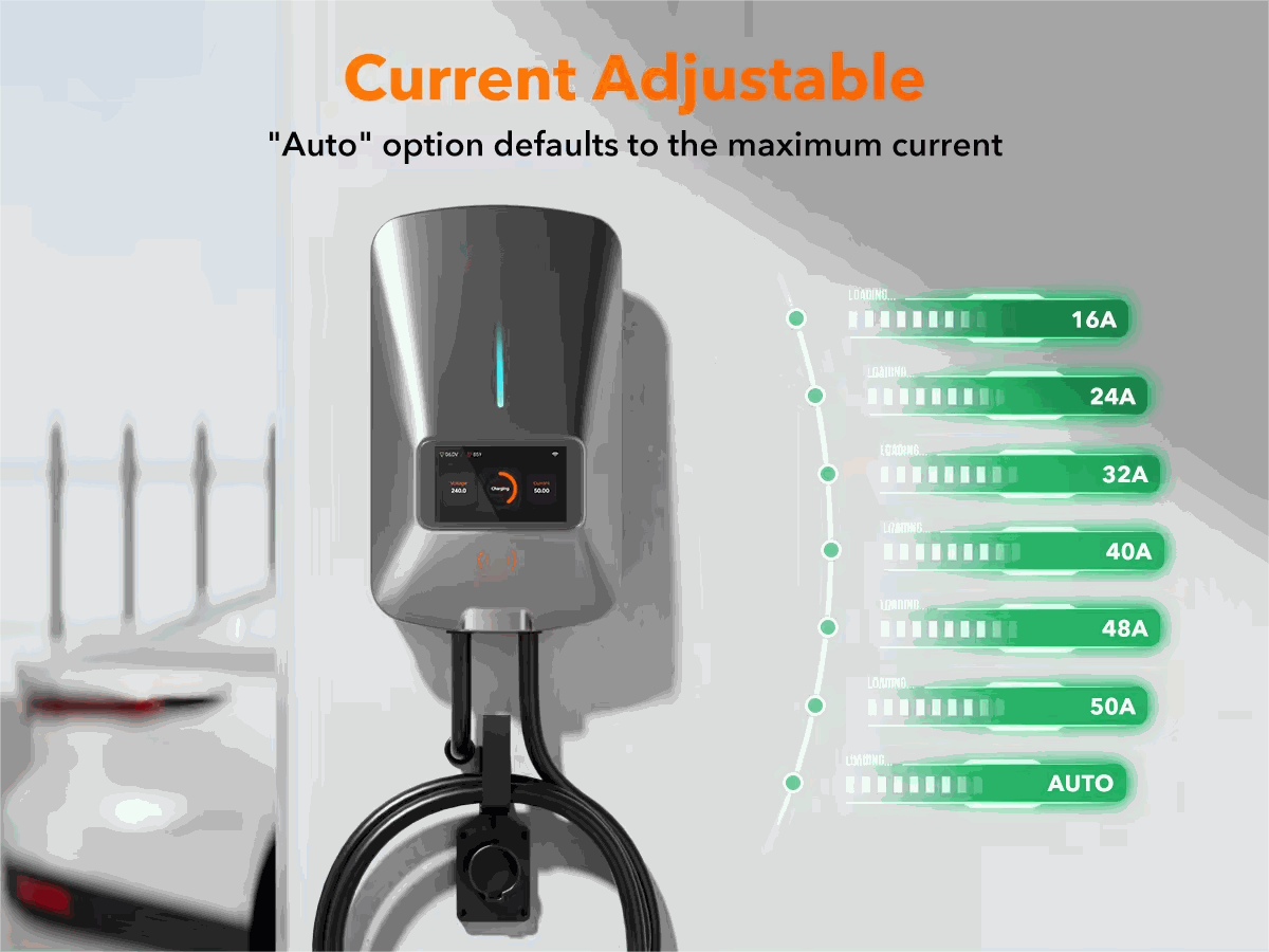 22KW Fast EV Charger with App, WiFi & Dynamic Load Balancing