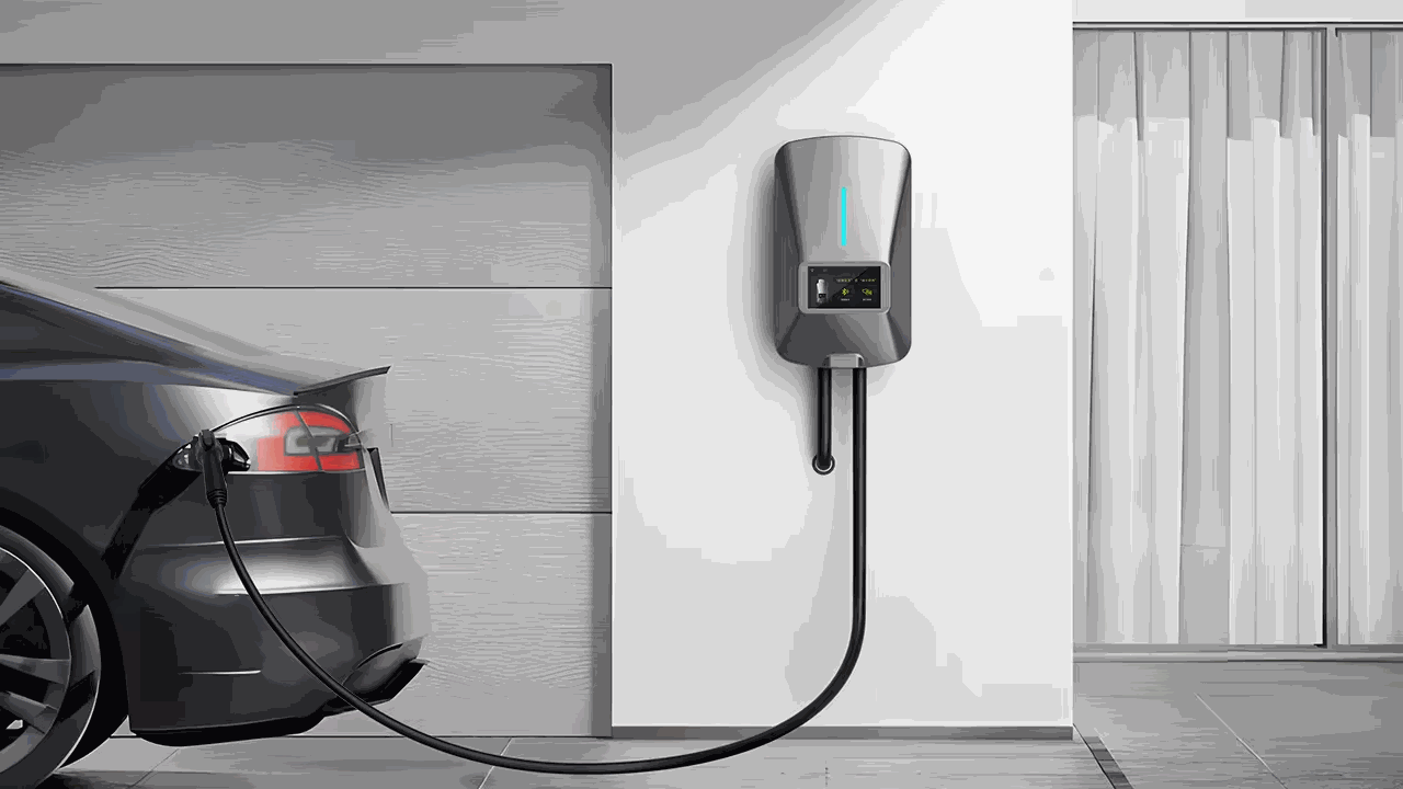 22KW Fast EV Charger with App, WiFi & Dynamic Load Balancing