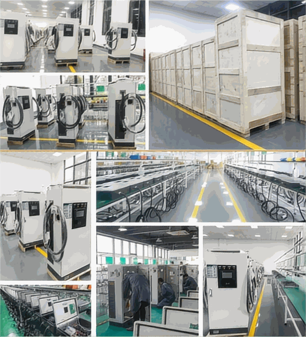 60-480kW Integrated Floor-Mounted DC EV Charging Station