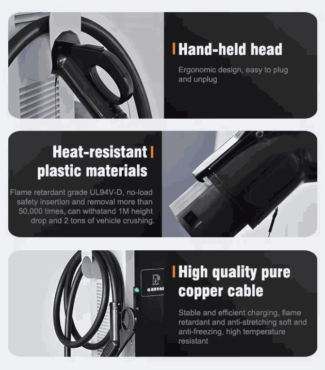 60-480kW Integrated Floor-Mounted DC EV Charging Station