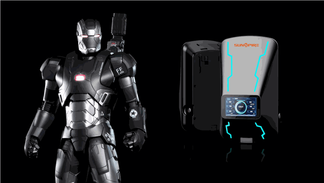 OEM Custom 32A Single Phase 7KW Intelligent Voice-Controlled Charging Station Wallbox Electric Vehicle Ev IP55 Safe Charger