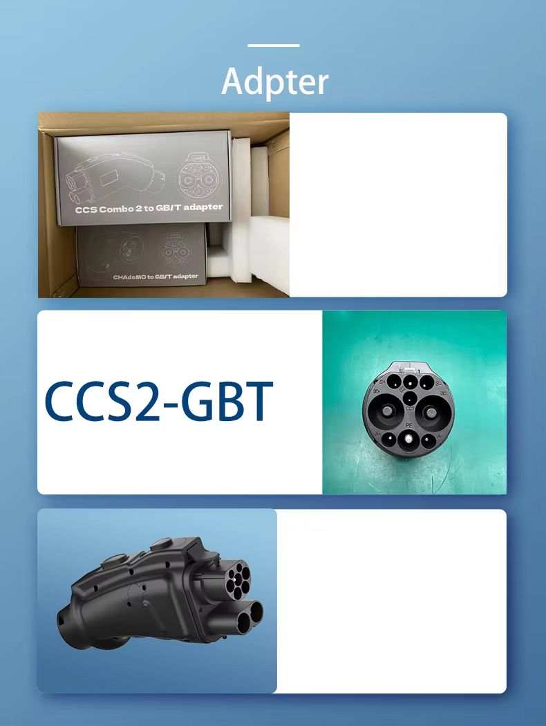 250A CCS2 to GBT DC Charging Adapter