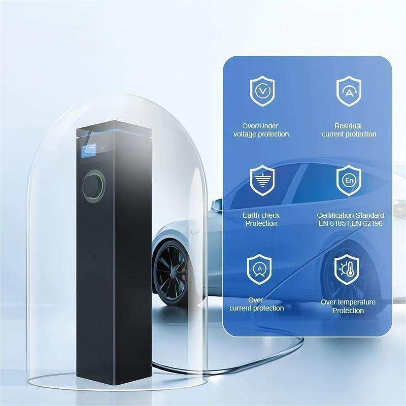 Dual EV Charger 7.4KW/22KW with Dynamic Load Balance | Type 2, 3-Phase