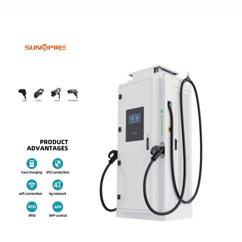 240-360kW Smart Commercial CCS2 Standard DC EV Charger Station Double Guns