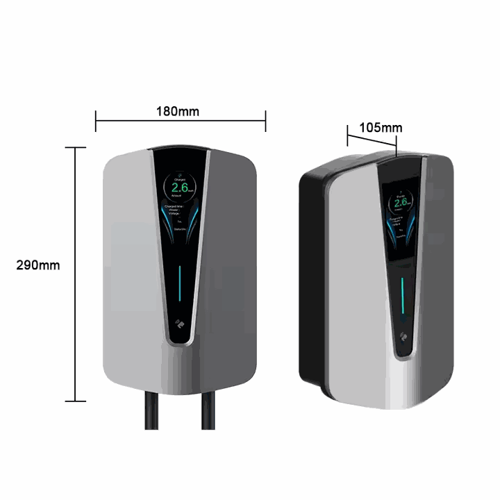 Fashion Design AC EV Charger with Load Balancing | 7-22KW, Fully Customizable