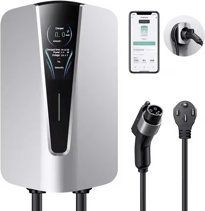 Fashion Design AC EV Charger with Load Balancing | 7-22KW, Fully Customizable