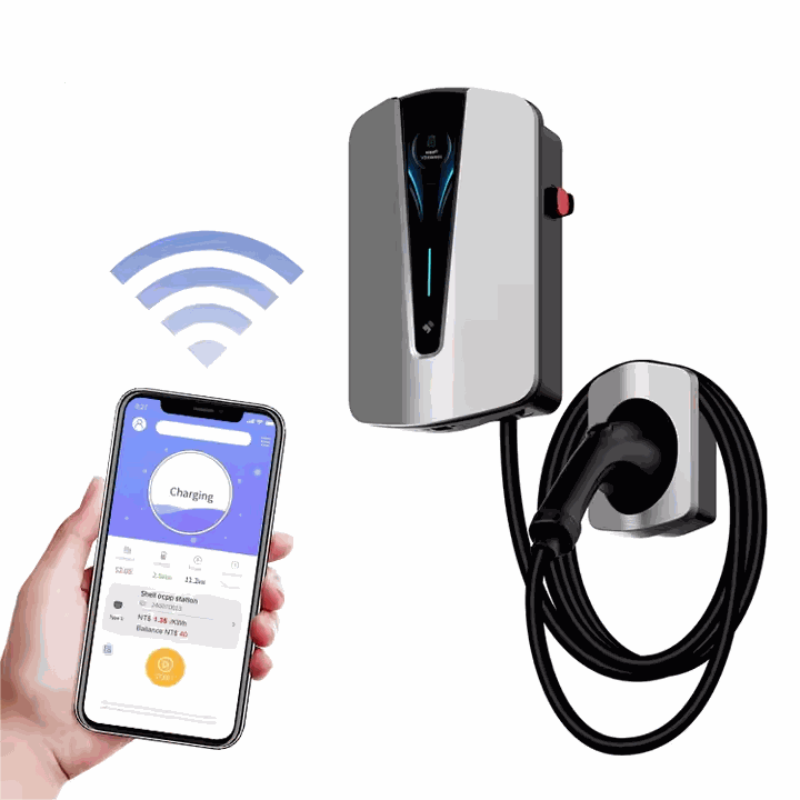 Fashion Design AC EV Charger with Load Balancing | 7-22KW, Fully Customizable