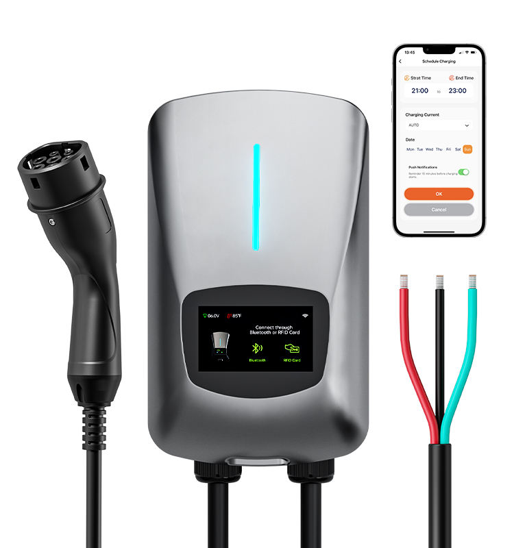 OEM Factory APP Voice Control 32A 7kW Type 2 Ev Fast European Standard Car Electric Charger Station