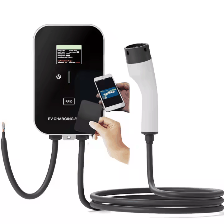 GBT European Standard Plug Charging Gun with 5 Meters New Condition New Energy Charging Pile EV Wall Charger
