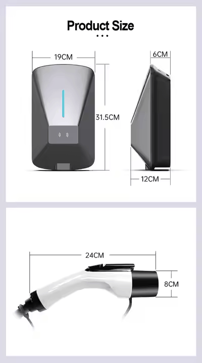 OEM Inlet Evse Type 2 32A Smart EV Charging Socket Ev Charger 220V Electric Car Charger Station