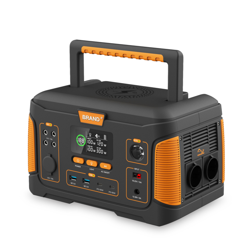 300W Portable Power Station Storage Portable Energy Solar Energy Generator Support USB Quick Charging for Outdoor Home