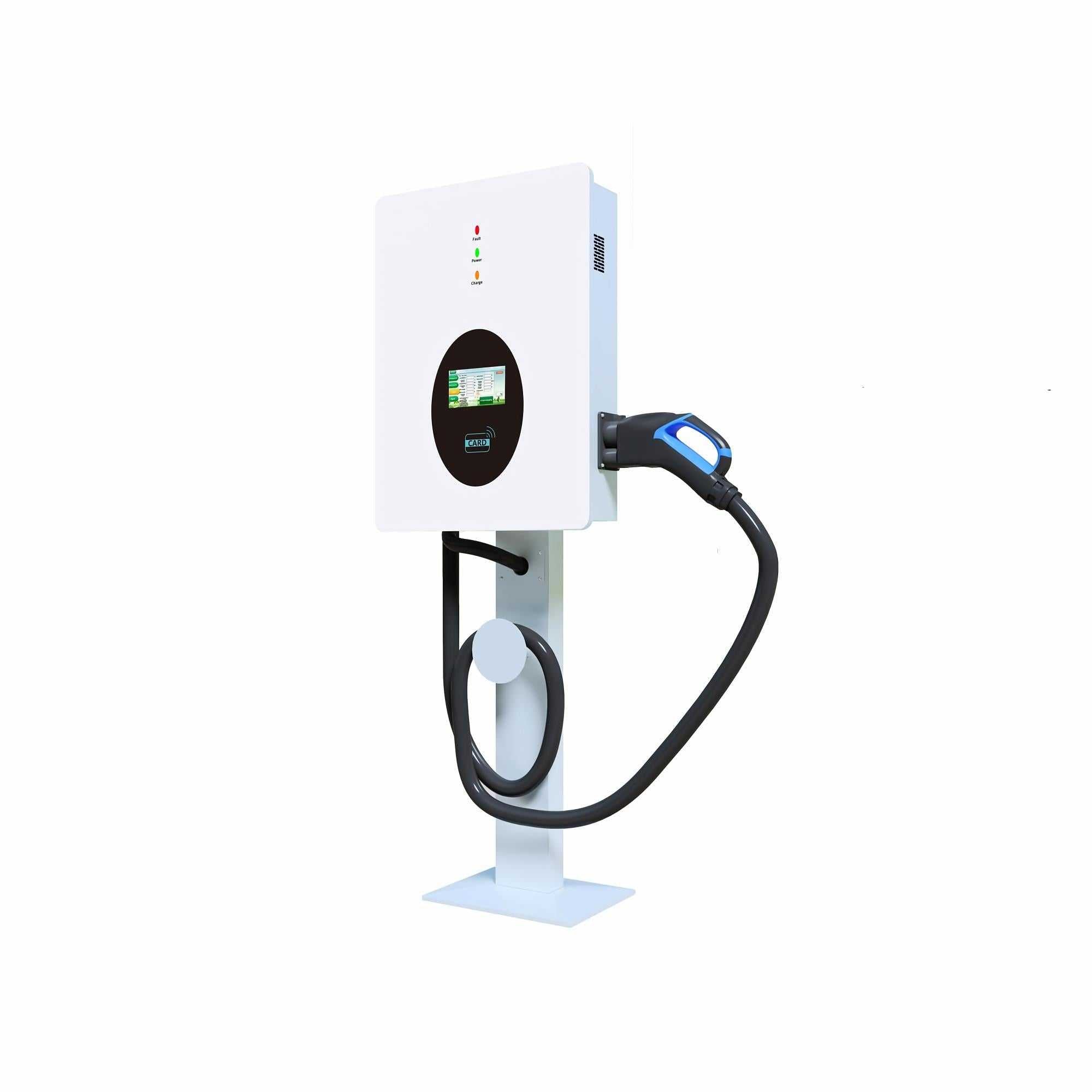 Wall-mounted DC EV charger 30KW-40KW with GBT interface and OCPP 1.6J for fast electric vehicle charging