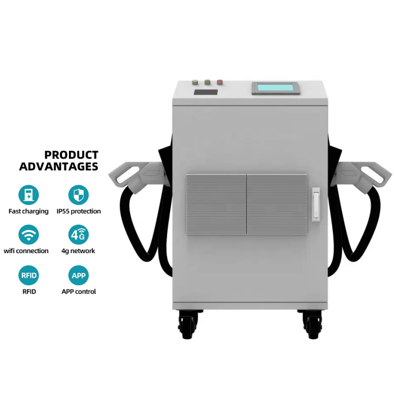 Portable Dual Gun DC EV Charger
