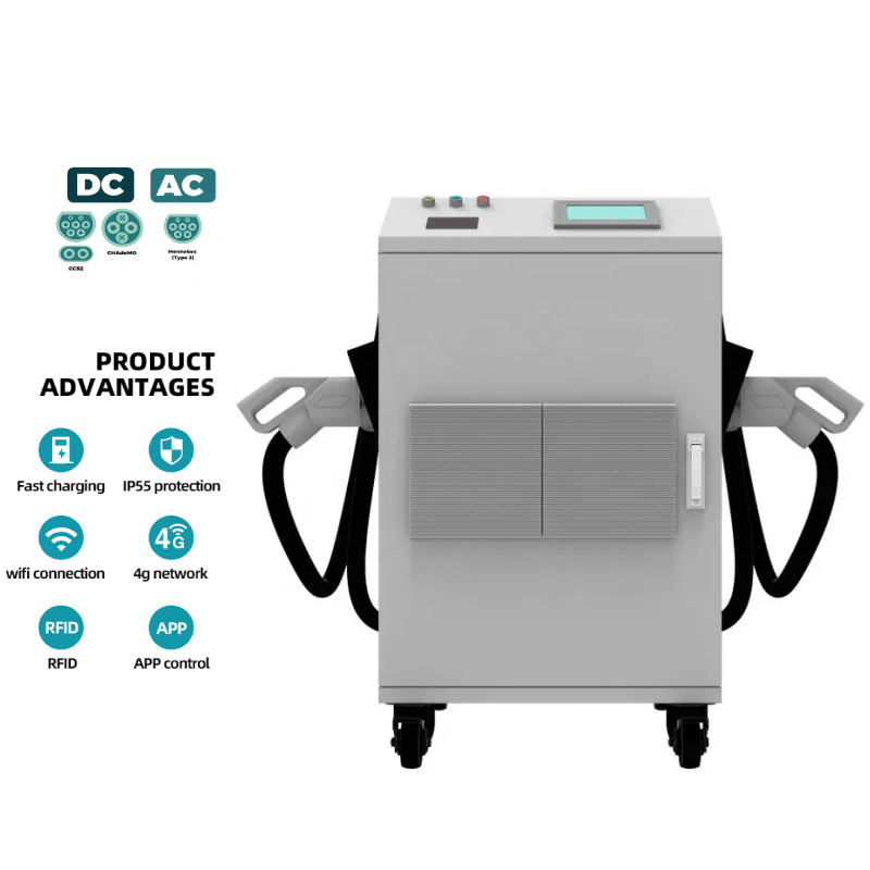 Portable Dual Gun DC EV Charger
