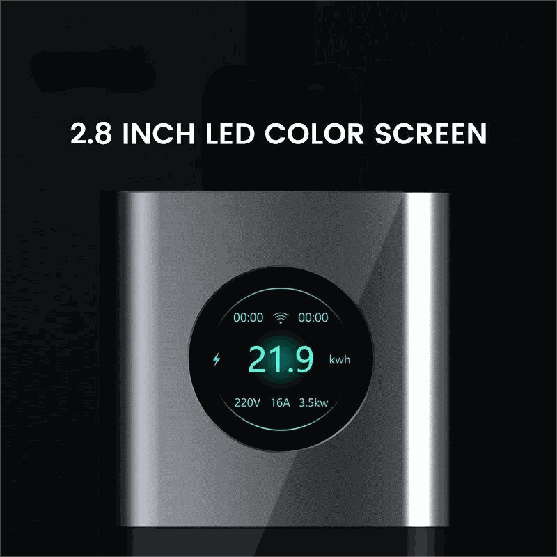 Customizable Level 2 Portable EV Charging Station with WiFi & App | 7kW-22kW