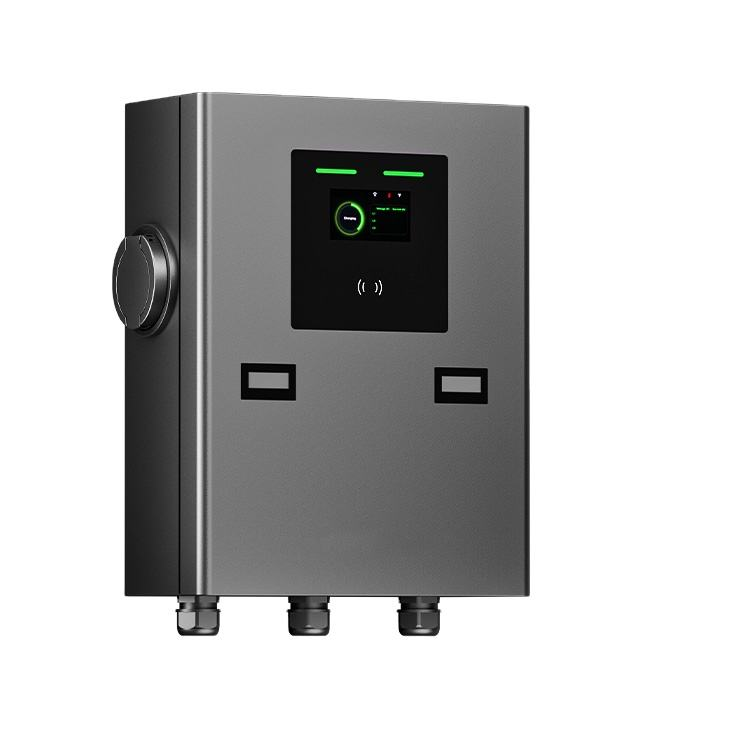 New OCPP2.0.1 AC EV Charger 14kW 22kW 44kW Wall-mounted Commercial EV Charger Station Type 2 Plug Fast Charging Socket