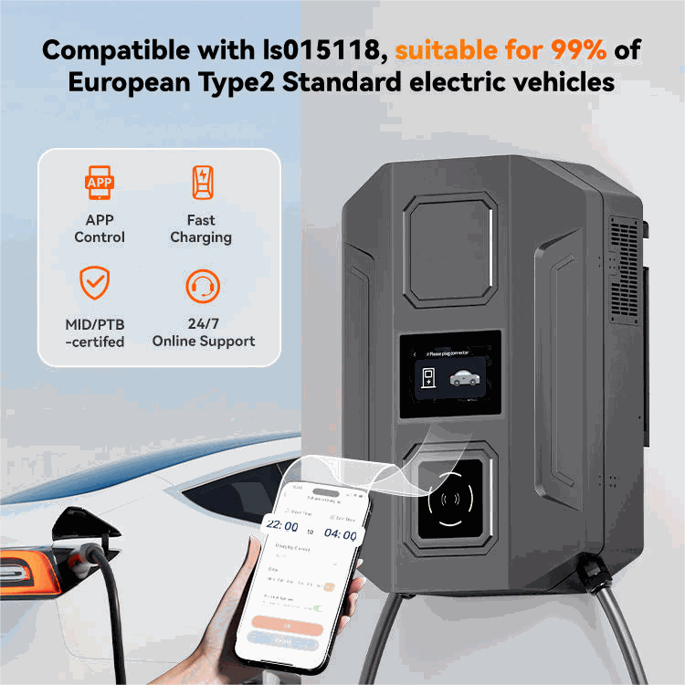 Wall-Mounted DC EV Charger
