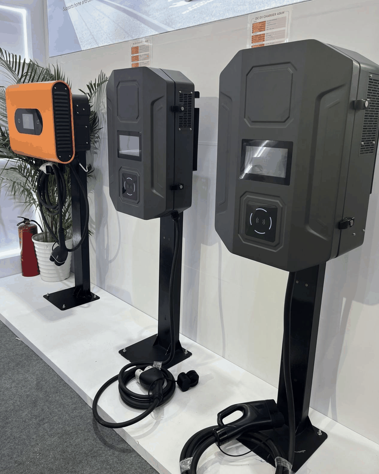 Wall-Mounted DC EV Charger