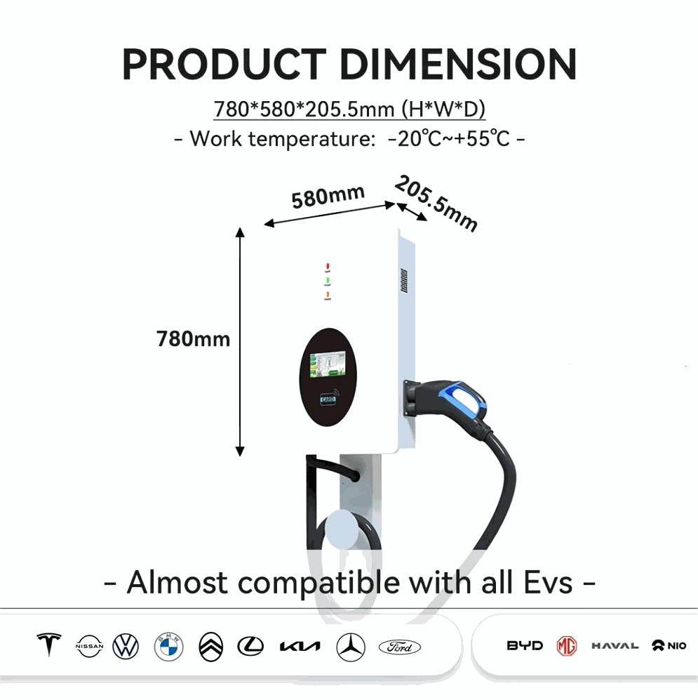 Wall-Mounted DC EV Charger