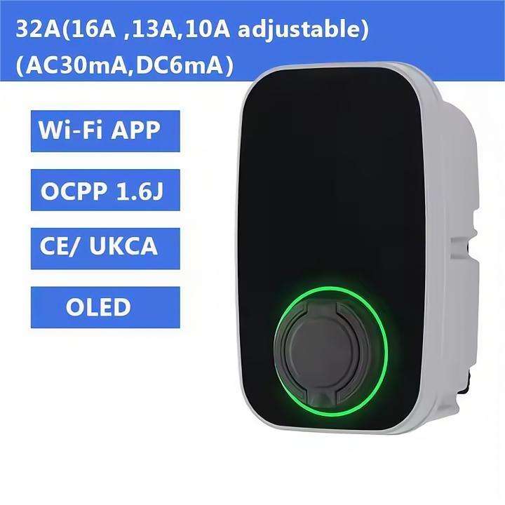 Portable Home Fast EV Charger | 7.4KW/22KW | Tuya App Control