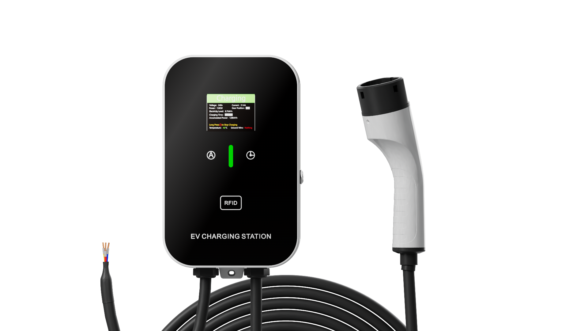 GBT European Standard Plug Charging Gun with 5 Meters New Condition New Energy Charging Pile EV Wall Charger