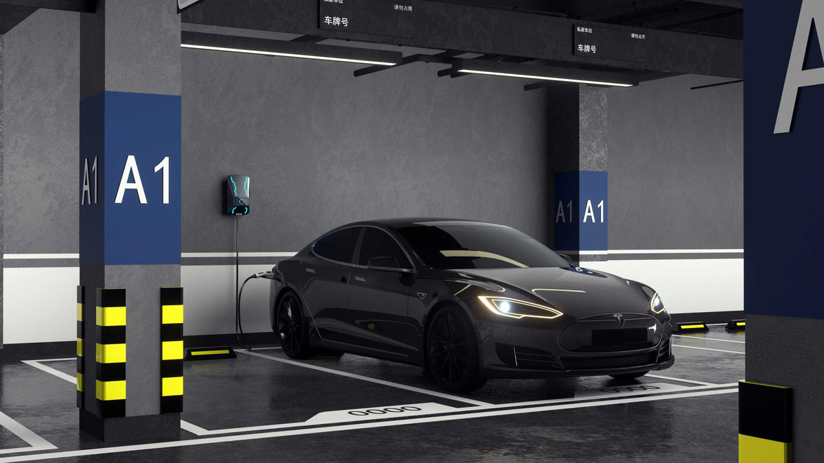 OEM Custom 32A Single Phase 7KW Intelligent Voice-Controlled Charging Station Wallbox Electric Vehicle Ev IP55 Safe Charger