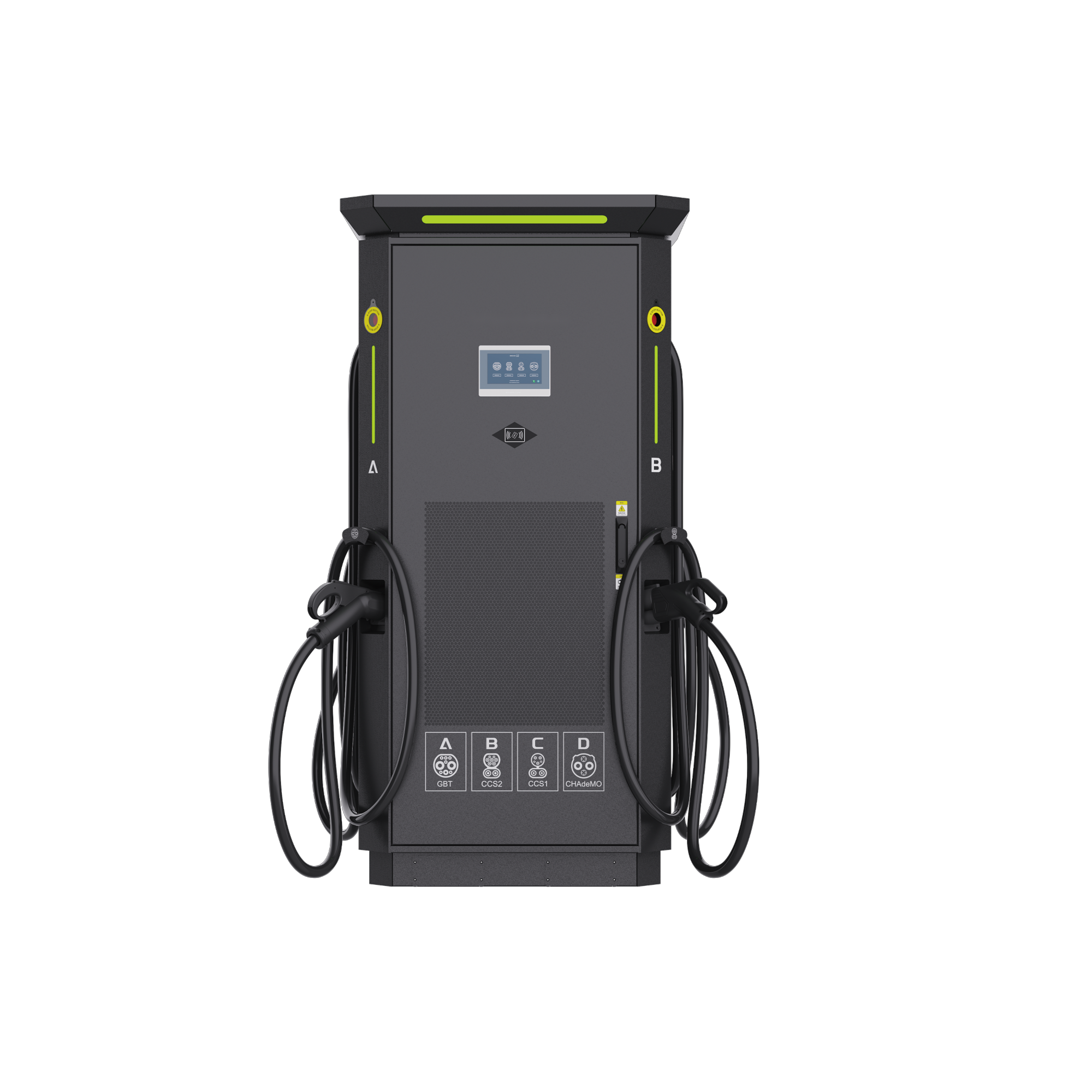 ODM 160kW 240kW 3Guns 4Guns GBT+CCS1+CCS2+CHAdeMO Fast DC EV Charger Station All EV Car