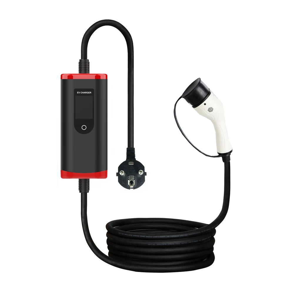 SUNSPIRE Portable 3.5kw 11kw 22kw EV Charger Ac Electric Car Ev Charging Station Charger Type1/Type 2/GBT 5 meters cable