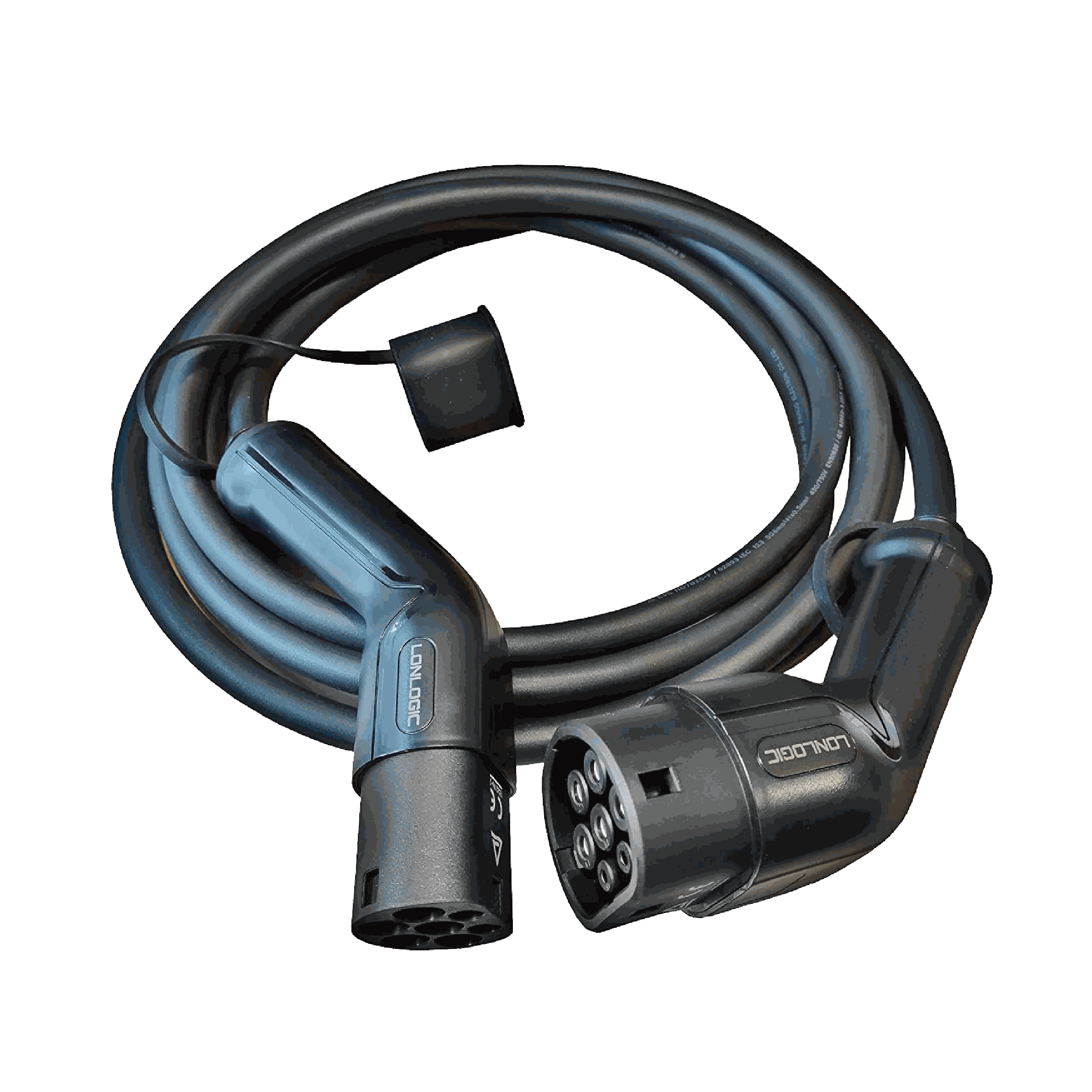Adjustable Current Dual Gun EV Wall Charger | 7.4KW | UK Type 2