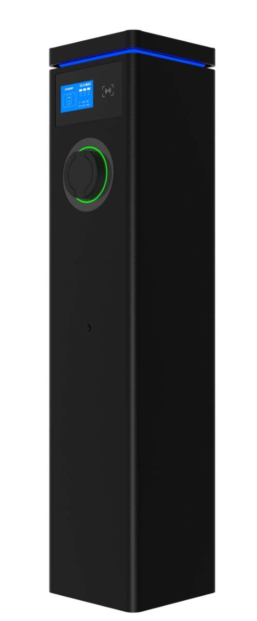 Dual EV Charger 7.4KW/22KW Type 2 three-phase with dynamic load balance and smart app control