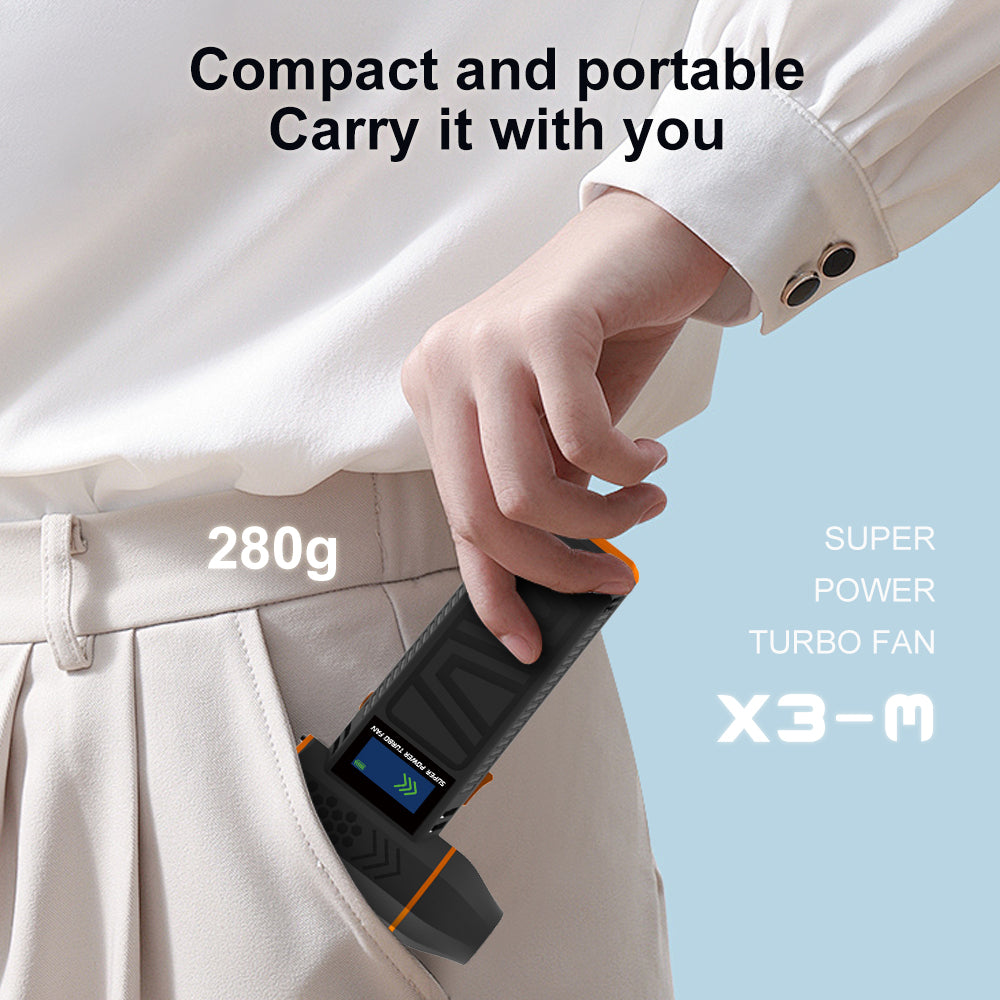Mini Jet Turbo Fan Blower 130000RPM Adjustable Speed Portable LED Light Handheld Cordless Snow Blower Fan for Keyboard and Car