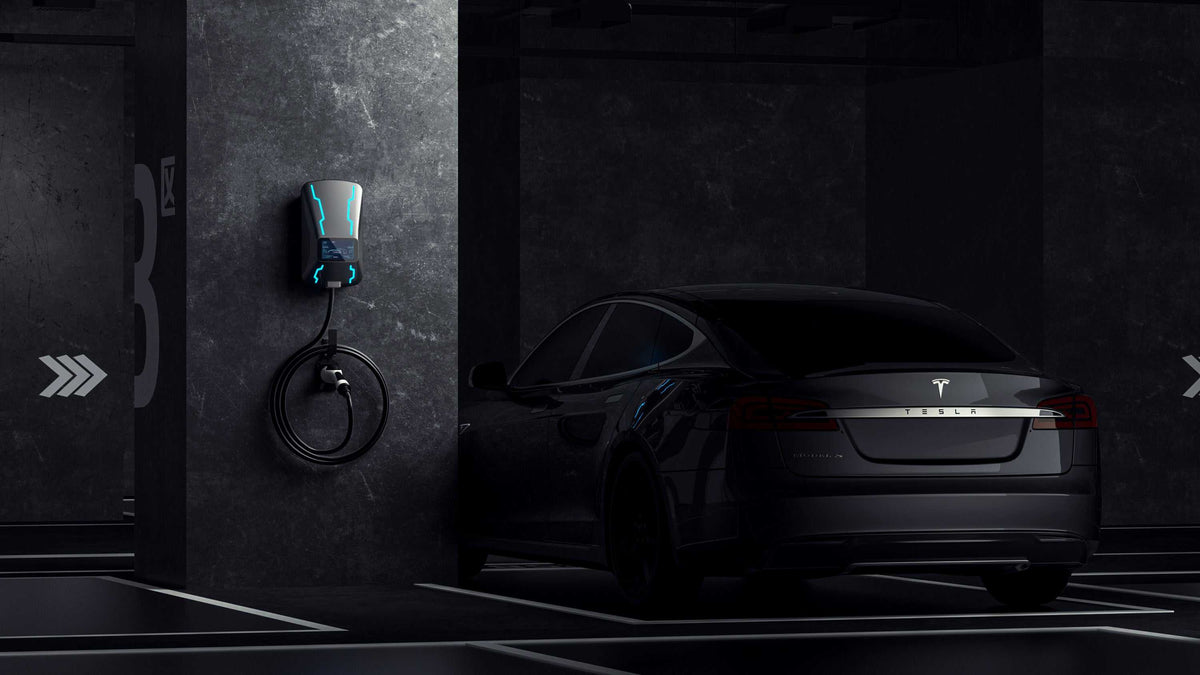 OEM Custom 32A Single Phase 7KW Intelligent Voice-Controlled Charging Station Wallbox Electric Vehicle Ev IP55 Safe Charger