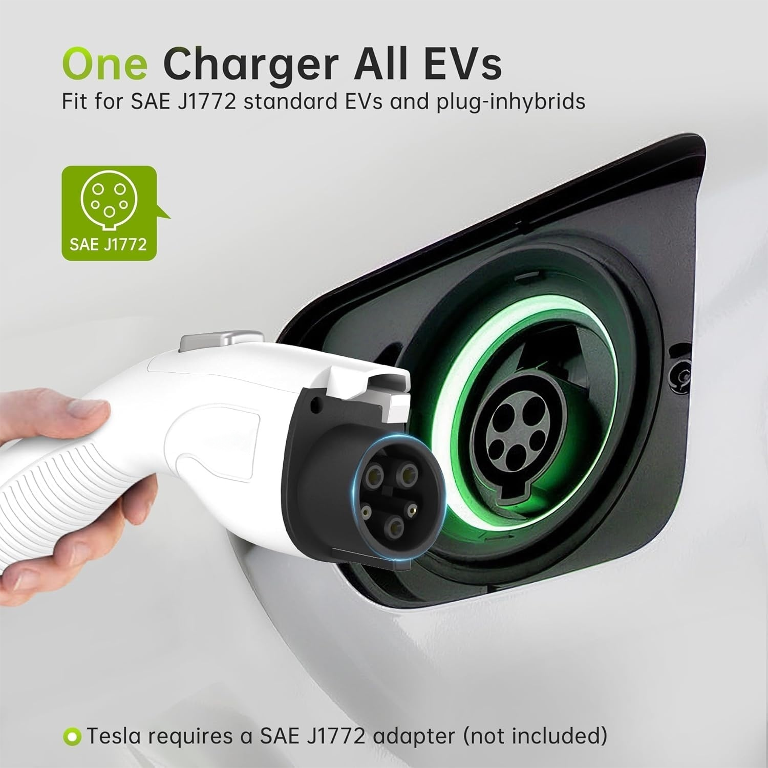 SUNSPIRE Portable 3.5kw 11kw 22kw EV Charger Ac Electric Car Ev Charging Station Charger Type1/Type 2/GBT 5 meters cable