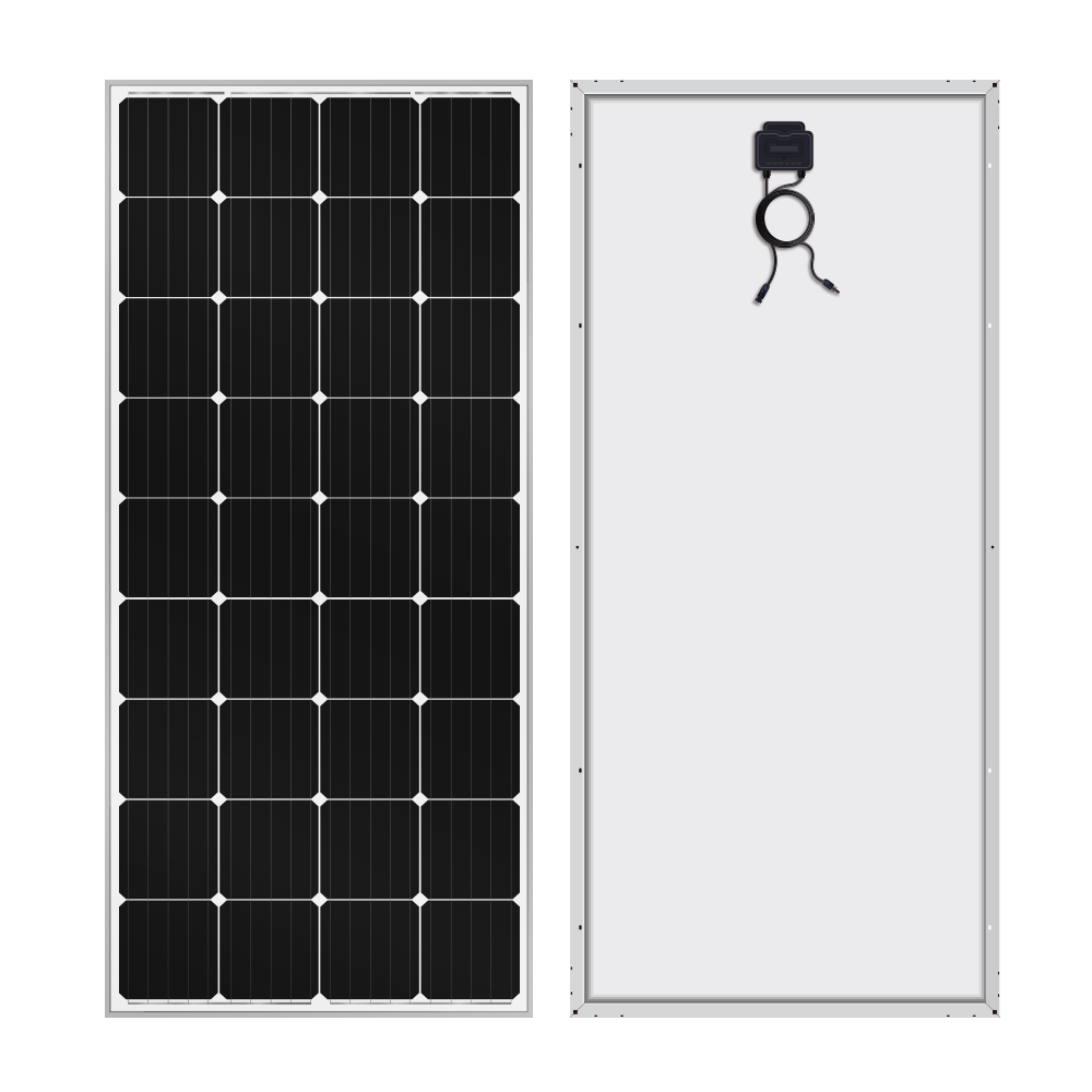 High-Efficiency 100 Watt 12 Volt monocrystalline solar panel for RV, marine, rooftop, farm, and off-grid use