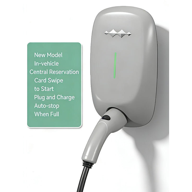 7kW AC wall-mounted car charger with NFC control for Equation Leopard 5 Tai3