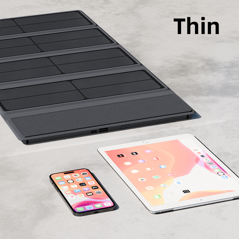 10000mah Portable Solar Charger Power Bank 16W Foldable Solar Panel Fast Charging 1 Type-C 2 USB-A Ports IP67 Waterproof