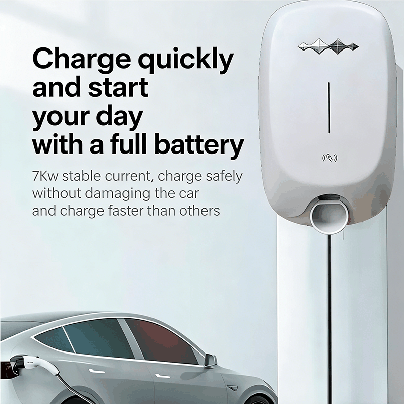 7KW EV Charger wallbox for Formula Leopard BYD series electric vehicle safe home charging station