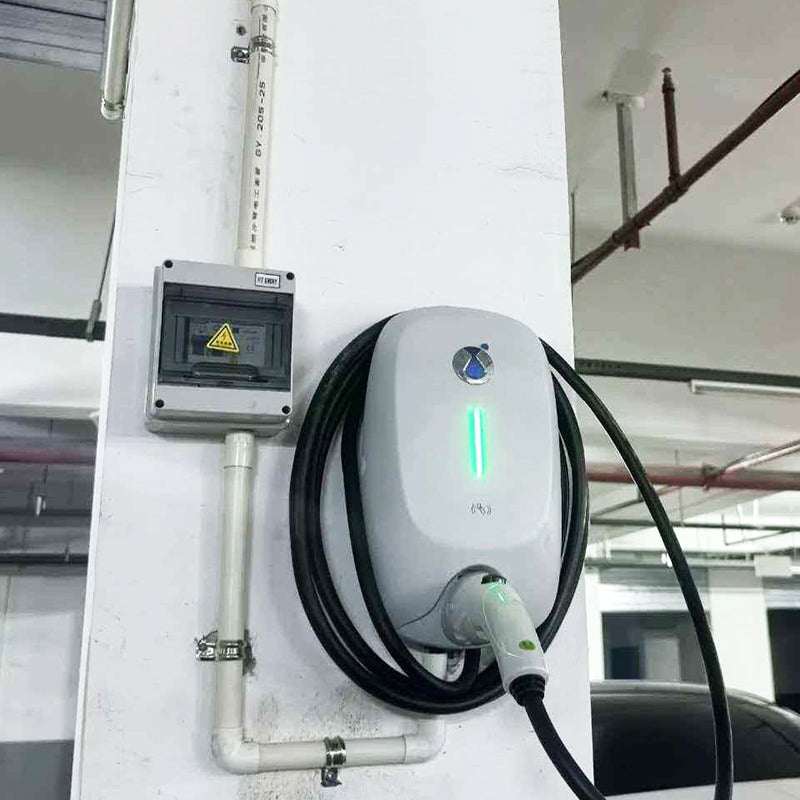 DENZA New 7kW Wallbox EV charger 32A 220V GB/T 7-pin wall-mounted station