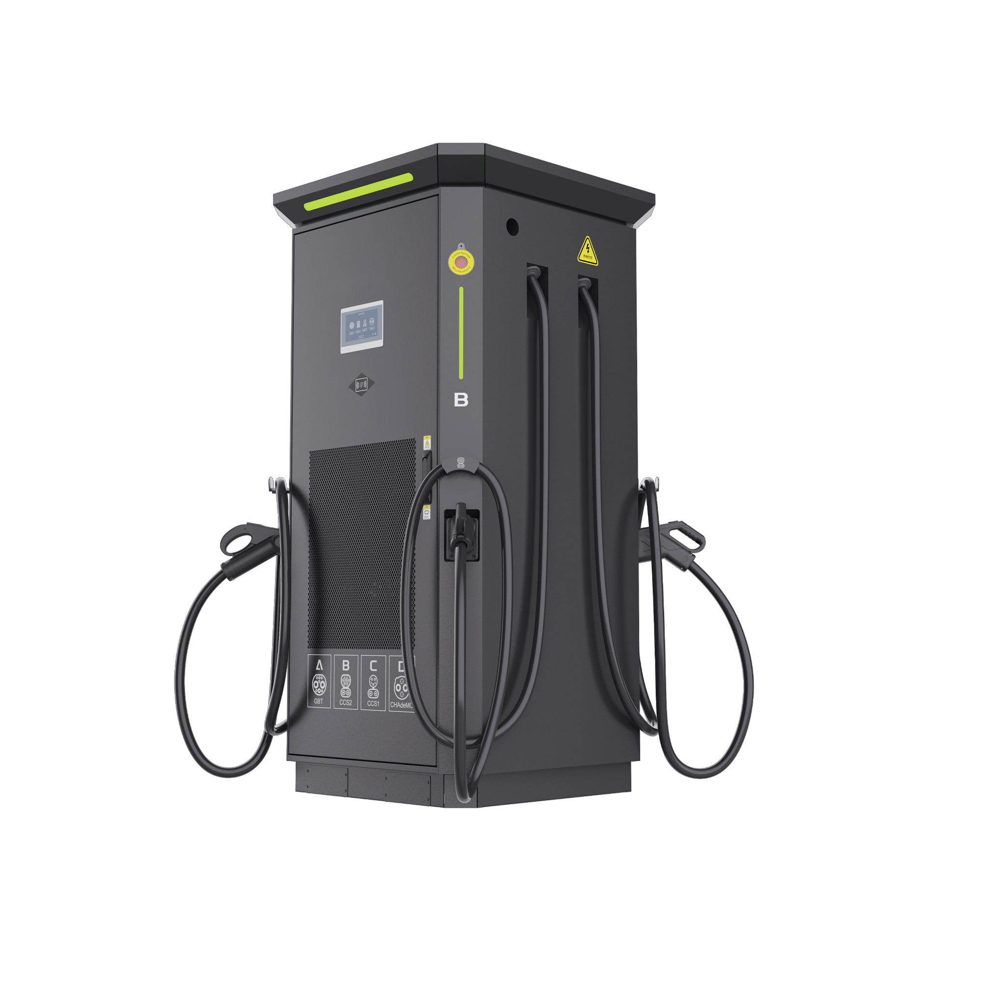 ODM 160kW 240kW 3Guns 4Guns GBT+CCS1+CCS2+CHAdeMO Fast DC EV Charger Station All EV Car
