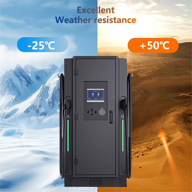 240-360kW Smart Commercial CCS2 Standard DC EV Charger Station Double Guns