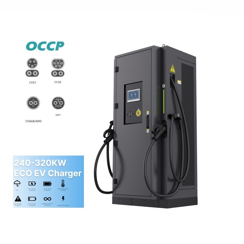 240-360kW Smart Commercial CCS2 Standard DC EV Charger Station Double Guns