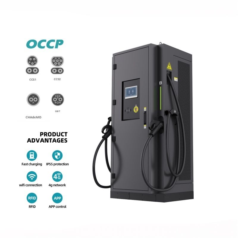240-360kW Smart Commercial CCS2 Standard DC EV Charger Station Double Guns