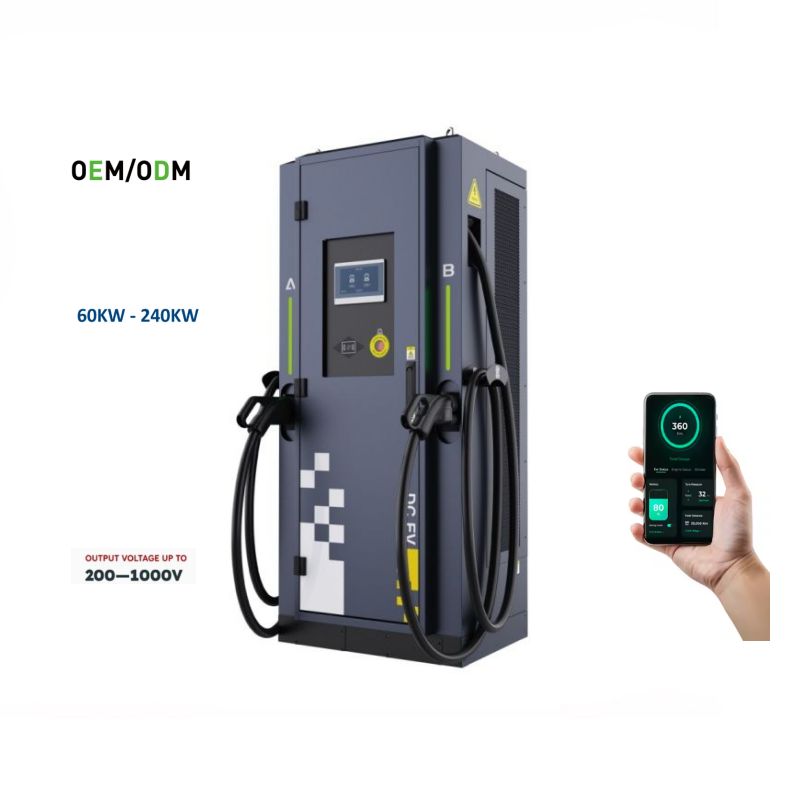 240-360kW Smart Commercial CCS2 Standard DC EV Charger Station Double Guns