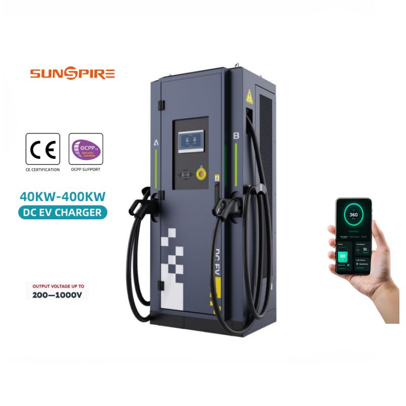 240-360kW Smart Commercial CCS2 Standard DC EV Charger Station Double Guns