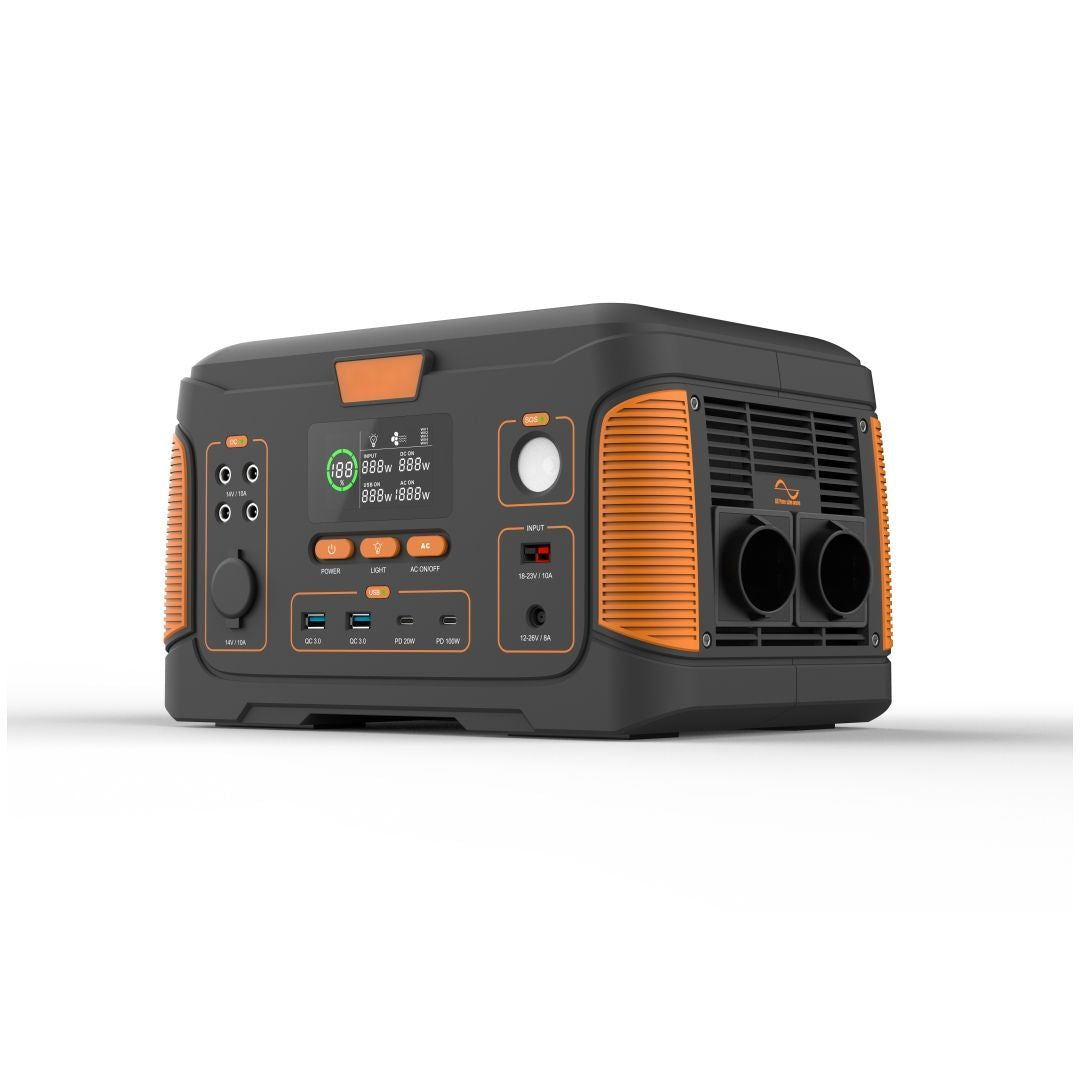 300W Portable Power Station Storage Portable Energy Solar Energy Generator Support USB Quick Charging for Outdoor Home