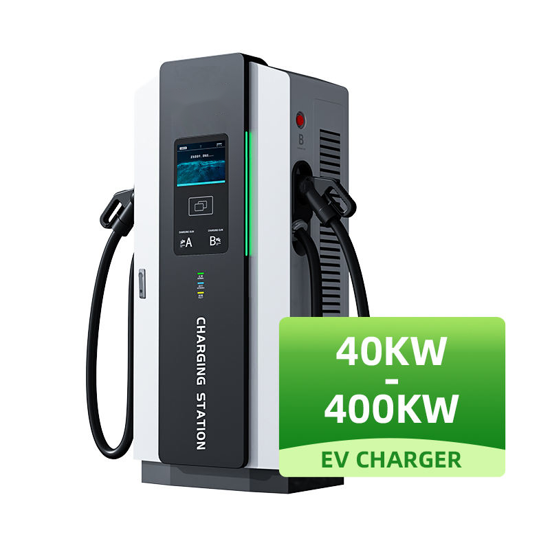 60-480kW Integrated Floor-Mounted DC EV Charging Station Dual Guns, Fast Charger for Commercial Use